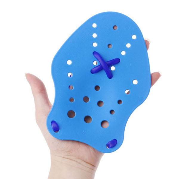 1 Pair Adult Children Swimming Paddles Adjustable PVC Hand Webbed Gloves Swimming Strokes Practice Correction Tools