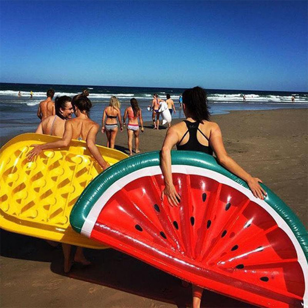 Giant Half Watermelon Inflatable Pool Float For Adult And Children Floating Island Swimming Board Air Mattress Water Funny Toy