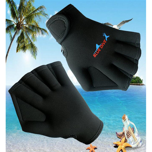 Sports Swimming Paddle Gloves Hand Webbed Swim Training Diving Gloves Duck Palm Diving Surfing Swimming Water Sports