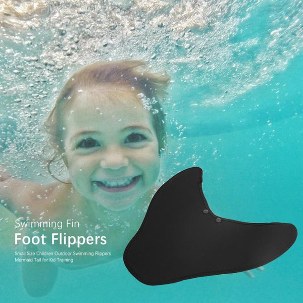 Children Outdoor Swimming Fln Foot Flippers Mermaid Tail Diving Monofin for Kids Training Learning Accessories Supply Small Size