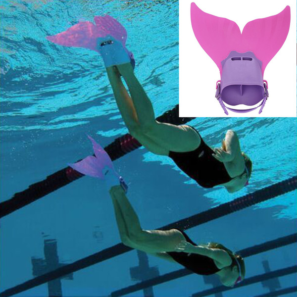 Wholesale Water Sports Training Shoes Cute Kid Children Monofin Mermaid Flippers Diving Swimming Fins Scuba Swim Fin Foot Flippers Monofin