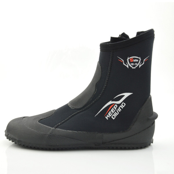 DIVING 5MM Neoprene Scuba Diving Boots Water Shoes Vulcanize Winter Cold Proof High Upper Warm Fin Spearfishing Snorkeling Shoe