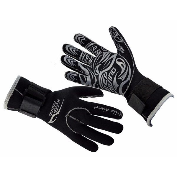 3MM Outdoor Neoprene Scuba Dive Gloves Snorkeling Equipment Anti Scratch Keep Warm Wetsuit Material Winter Swim Spearfishing