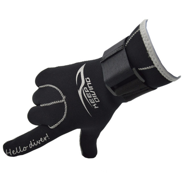 Neoprene Scuba Dive Gloves Snorkeling Equipment Anti Scratch Keep Warm Material Winter Swim Spearfishing 3mm Newest 2017