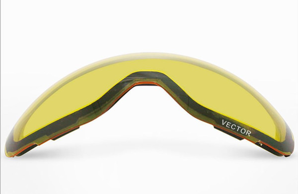 Anti-fog Uv400 Skiing Goggles Lens Magnet Adsorption Weak Light Tint Weather Cloudy Brightening Lens For Hxj20013 (only Lens)