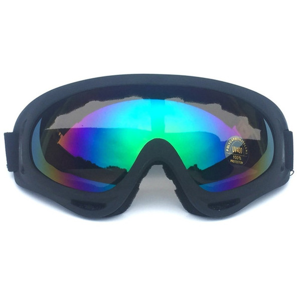 Winter Snow Sports Skiing Snowboard Snowmobile Anti-fog Goggles Windproof Dustproof Glasses Anti-fog Mirrored Lens Goggles