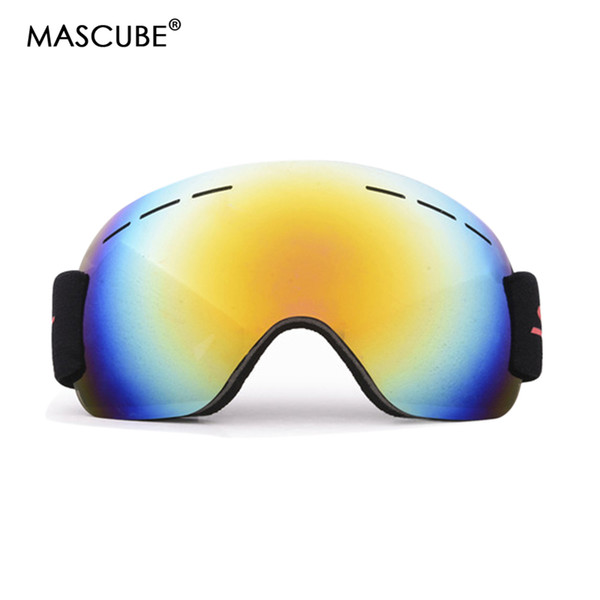 Ski Goggles Uv400 Anti-fog Big Ski Mask Glasses Skiing Men Women Snow Snowboard Goggles