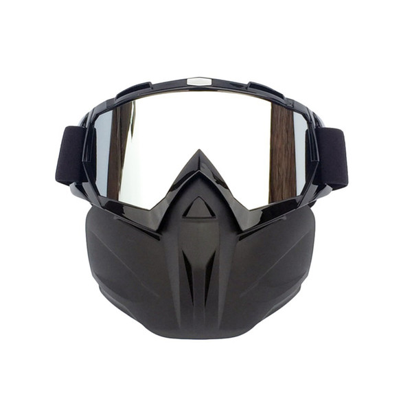 Snow Winter Windproof Skiing Glasses Motocross Sunglasses With Face Mask