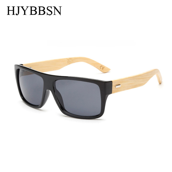 Bamboo Sunglasses Men Women Mirrored Uv400 Sun Glasses Real Wood Shades Gold Blue Outdoor Goggles Sunglases Male