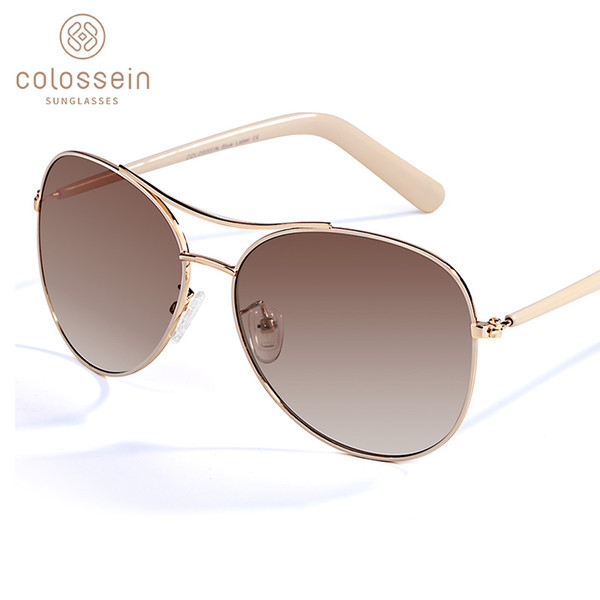 Sunglasses Women Fashion Style Light Golden Frame Classic Fishing Female Glasses Men Summer For Outdoor Eyewear Uv400