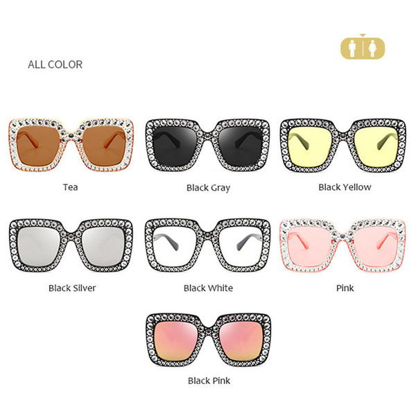 Sunglasses Women Square Classic Vintage Outdoor Street Beat Sun Glasses Lunette De Soleil Femme