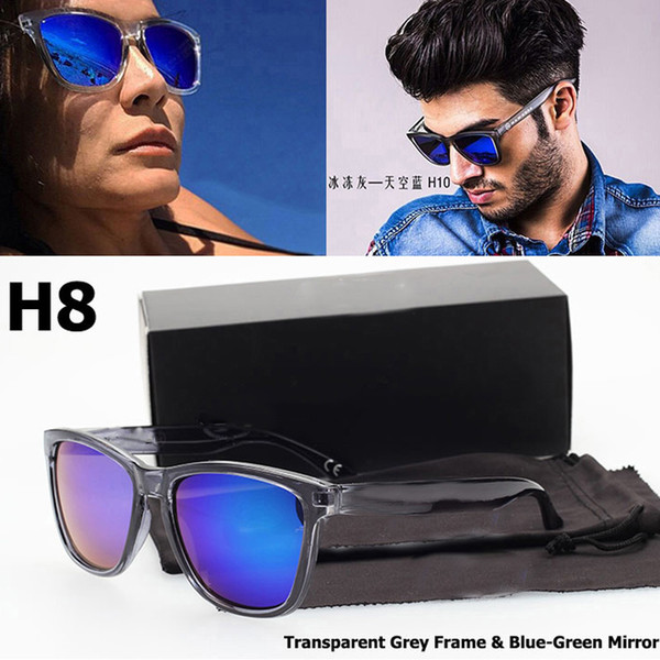 2019 New Design Men Sunglasses Women Shield Green Colored Lenses Brand Gafas De Sol Mirror Pc Frame Outdoor Sports