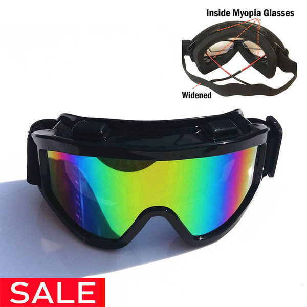 Ski Glasses Cross-country Dustproof Anti - Shock Protective Goggles Built-in Glasses Allow