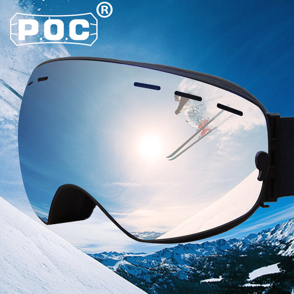 Double Layers Anti-fog Ski Goggles Men Women Sports Ski Glasses Snowmobile Skiing Mask Snow Sunglasses Snowboarding Eyewear