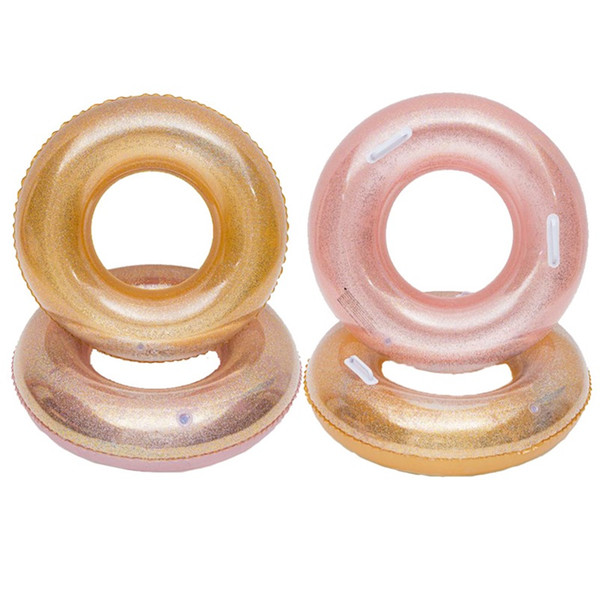 Pinkycolor Mermaid Sequins Inflatable Floats Adult Inflatable Water Ring Floating Thickening With Handles Anti Wear Factory Direct 11 5xlI1
