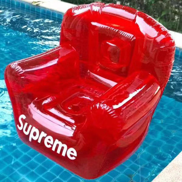 Clone 18FW inflatable chair tnr Lounge Inflatable Floats And Tubes Beanbag Sofa Chair Living Room Bean Bag Cushion Outdoor Self Inflated