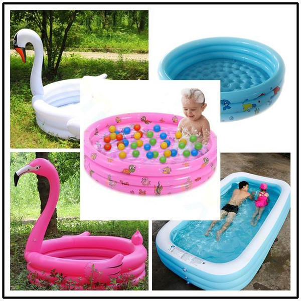 Inflatable Baby Swimming Pool Piscina Portable Outdoor Children Basin Bathtub kids pool baby swimming water toys Ocean ball pool