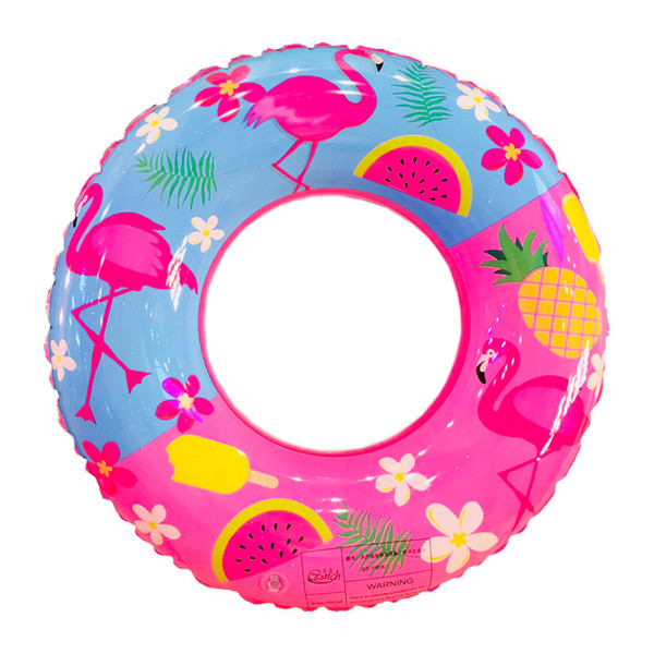 Summer Flamingo Pineapple Inflatable Floats Thickening Pink Transparent Swimming Circle Women Floating Anti Wear Factory Direct 10 8xl5I1