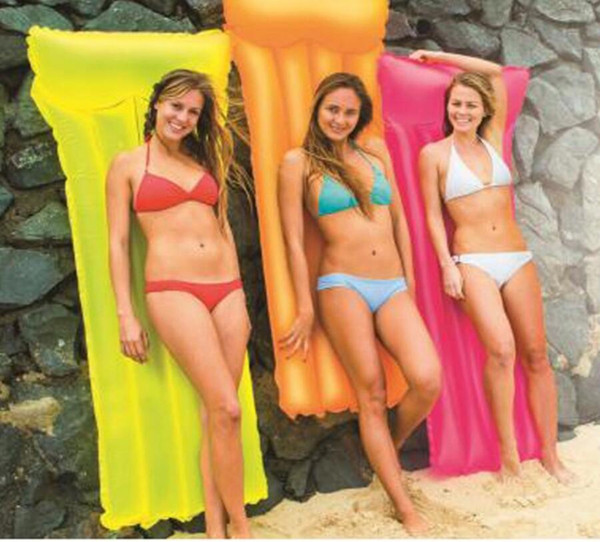 183 x 69cm Water Float Bed Sling Water Swimming Pool Inflatable Float Lounge Floating swimming pool summer floats For Adult Unisex