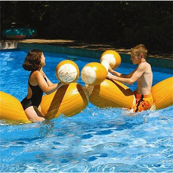 Summer Aquatic Sports Inflatable Floats Thickening Good Stability Security Game Float Swimming Pool Portable Fold PVC Hot Sale 55lsI1