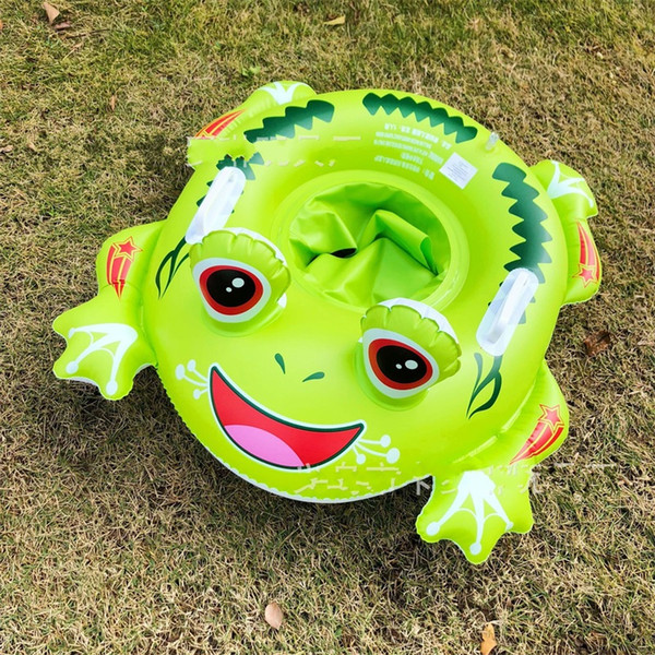 Thickening Frog Inflatable Floats Crab With Handles Childrens Swimming Circle Pink Lovely Portable Fold Eco Friendly Hot Sale 18klI1