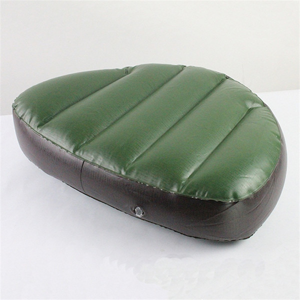 Outdoor Inflatable Boat Flocking Summer Soft Foldable Simple Cushion Yellow White Household Adult Kid General Purpose Sleep Pillow 5wxD1