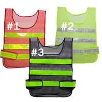 2018 New design High Quality Visibility Reflective Safety Vest Coat Sanitation Vest Traffic Safety warning clothes vest for Free Shipping