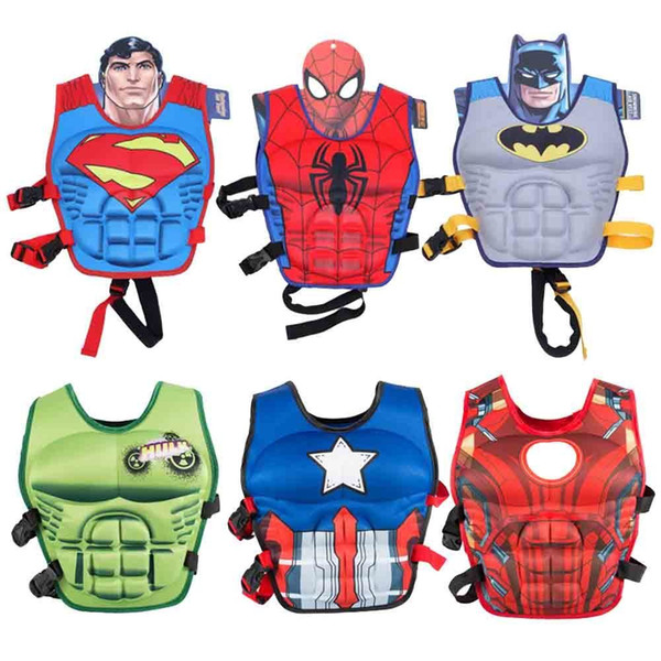 Kids Life Jacket Vest Boy Swimsuit Sunscreen Floating Power Swimming Pool Accessorie Ring For Drifting Boating Lifevest C19041201