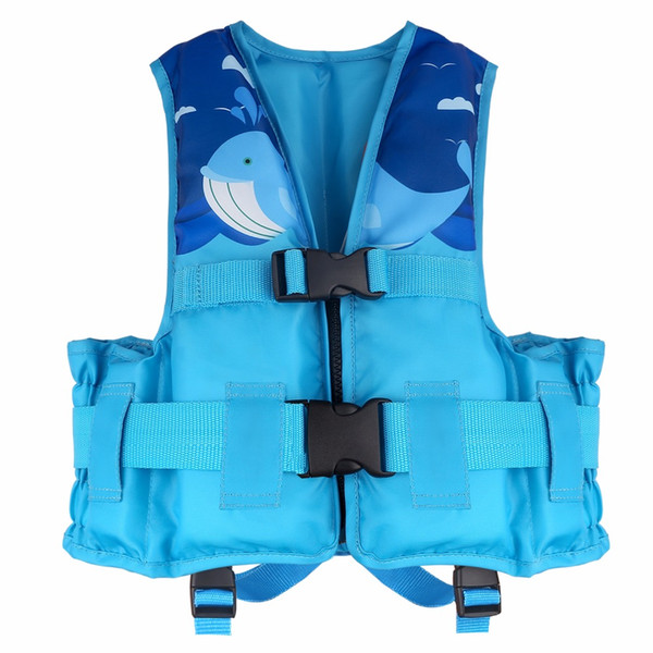 Life Jacket for Kids,Child Size Watersports Swim Vest Flotation Device,Cute Whale Print Suitable for 55-77lbs