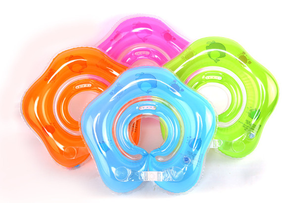 New Baby Inflatable Swimming Neck Float Inflatable Tube Ring Safety Child Toys 0-2 Years Babies Swim Ring b702