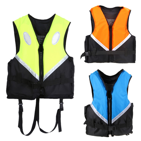 Professional Life Vest Adult Size Universal Polyester Foam Flotation Swimming Safety Boating Survival Life Vest jacket