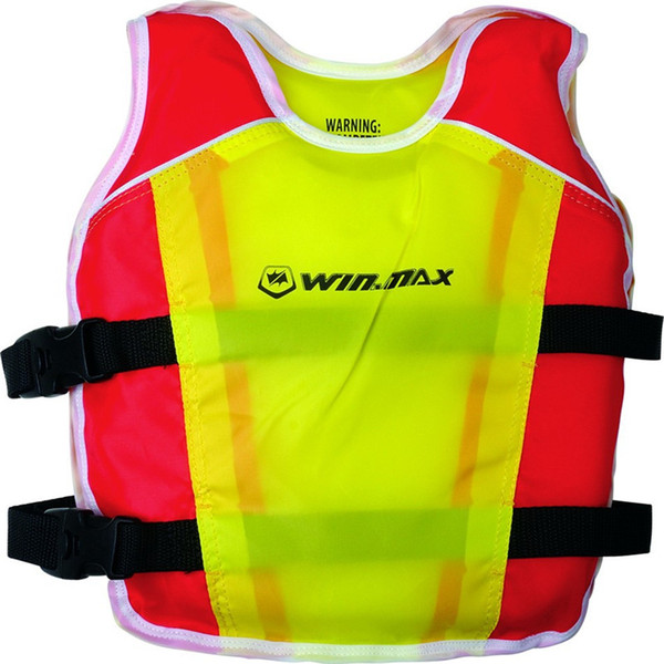 WINMAX Swimming Swimwear Buoyancy Sport Jacket Water Training Lift Vest for Kid Child Safety Products Red