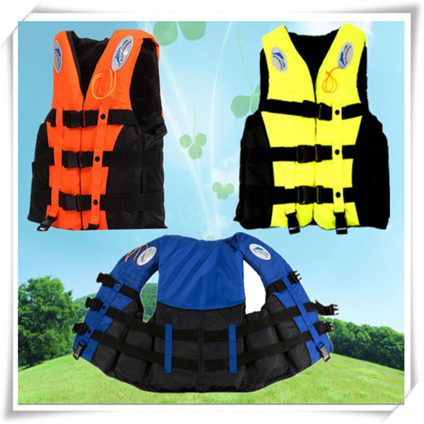 Adult Life Jacket Lifesaving Swimming Boating Sailing Vest + Whistle It Produce A Greater Buoyancy In The Water