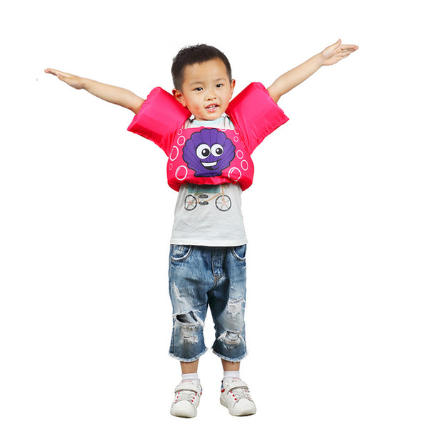 Free inflatable Children learn swimming lifejacket Basic Life Jacket swimming equipment buoyancy arm circle Floating water sleeves