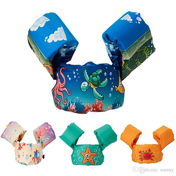 Wholesale- Children Life Vest Jackets Kids Water Sports Life Jacket Children's Lifejacket Vest Baby Learn Swimming Snorkeling Buoyancy