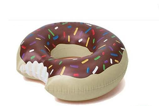 90/120CM Huge donut pool inflatable toys floating plate adult / child buoy swim ring summer water toys.inflatable swimming ring