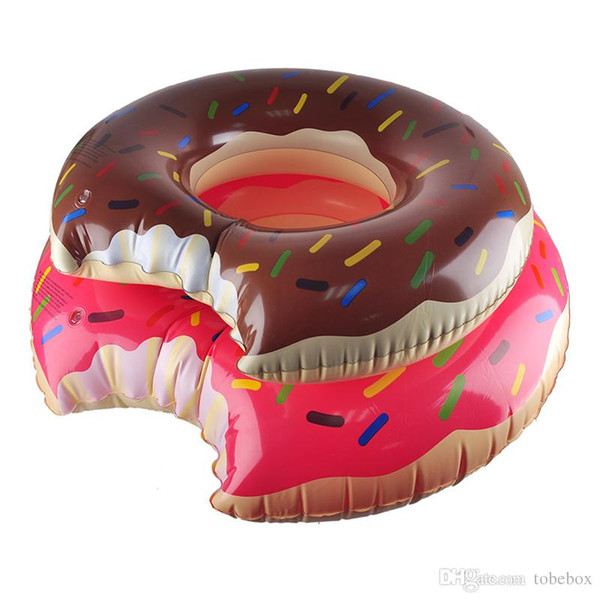 Gigantic Donut Swimming Summer Outdoor Inflatable Thickening Seats Inflatable Cute Armpit Life Circle Doughnuts Swimming Water Supplies Swim