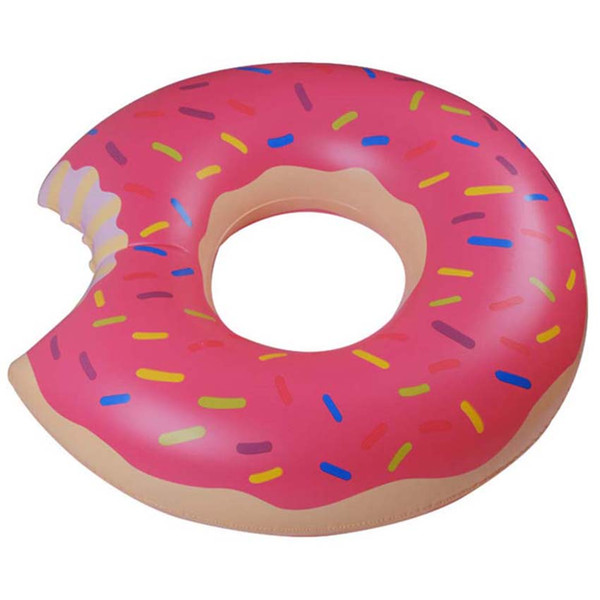 Factory Direct Sweet Dessert Giant Pool Floats Adult Super Large Gigantic Doughnut Pool Inflatable Life Buoy Swimming Circle Ring