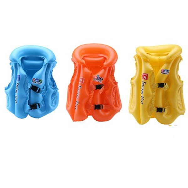 Kid Safety Float Inflatable Swim Vest Life Jacket Swimming Inflatables Multiple Stoma Air Leakage Lette Strong sealing 6 2yx dd