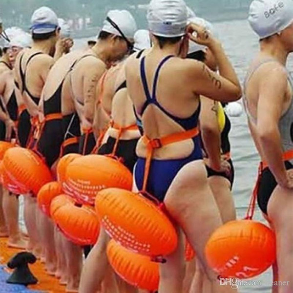 Inflated Sports Safety Swim Device Upset Inflated Buoy Flotation Pool Open Water Swim Upset Buoy Life Life