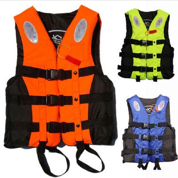 6 Sizes Professional Life Jacket Swimwear Polyester Life Vest Salva-vidas for Water Sports Swimming Drifting Surfing inflatable life vest