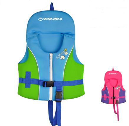 Newest Summer Swimming Life vest Children's Inflatable Swimming Jacket Bathing Suit for Kid Candy Color Safety Product