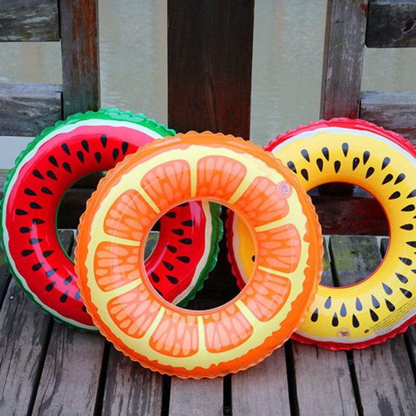 Fruit Circles For Swimming Inflatable Children's Pool Accessories Swim Ring For Children Summer Swim Pool Toys