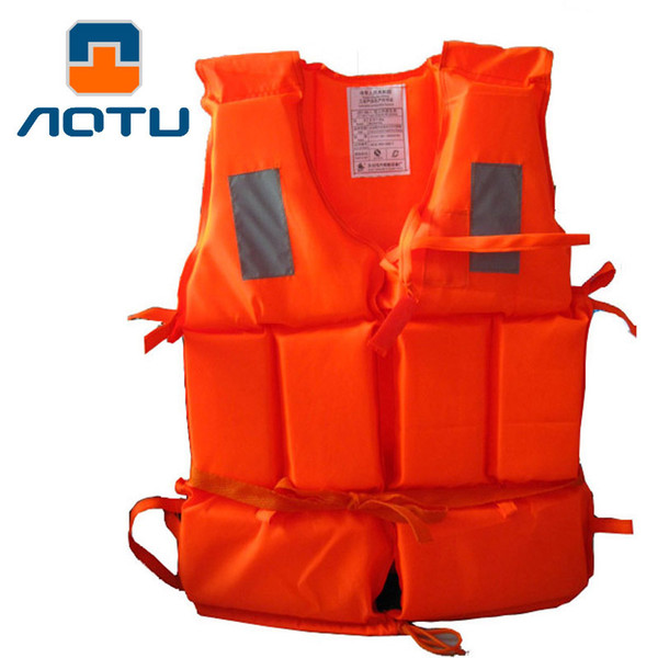 Professional Adult Working Life Jacket Foam Vest Survival Suit with Whistle Outdoor Water Sport Swimming Drifting Fishing 096