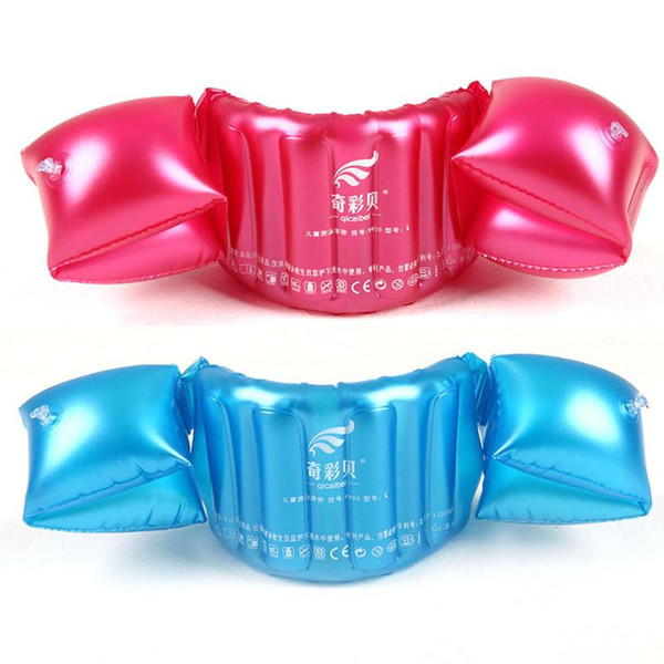Wholesale- 1Pc New Children's Inflatable Vest Baby Learning Equipment Swim Ring Life Jackets+Arm Circle Sleeves Combination