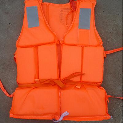Orange Prevention Life Vest Water Sport Flood Fishing Rafting Drift Adult Foam Life Jacket Flotation Device + Survival Whistle