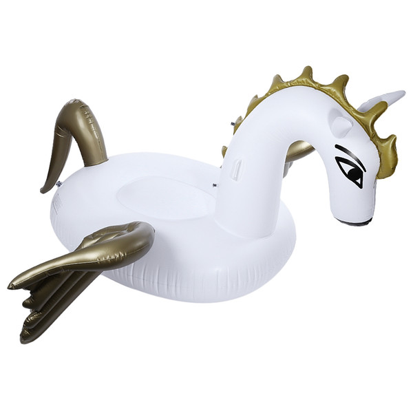 Swimming Water Lounge Pool Giant Rideable Pegasus Inflatable Float Toy