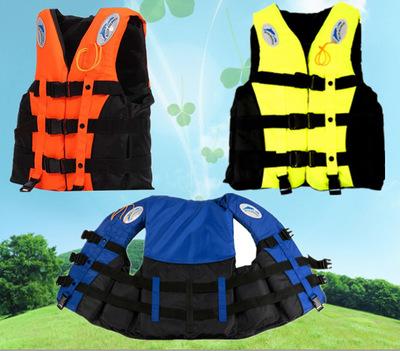Polyester Adult Life Vest Jacket Swimming Boating Ski Drifting Life Vest with Whistle S-XXXL Sizes Water Sports Man Women Jacket