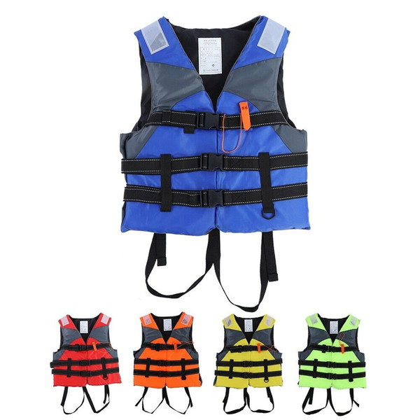 Water Sport Life Jacket Survival Vest Sport Tourism Special Purpose Marine Use Child Adult colorful types safe suits QQA435