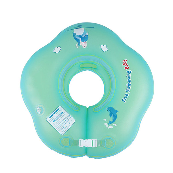 Large Buoyancy Baby Swim Inflatable Ring Collar Newborn Baby Swim Ring Double Balloon BB55